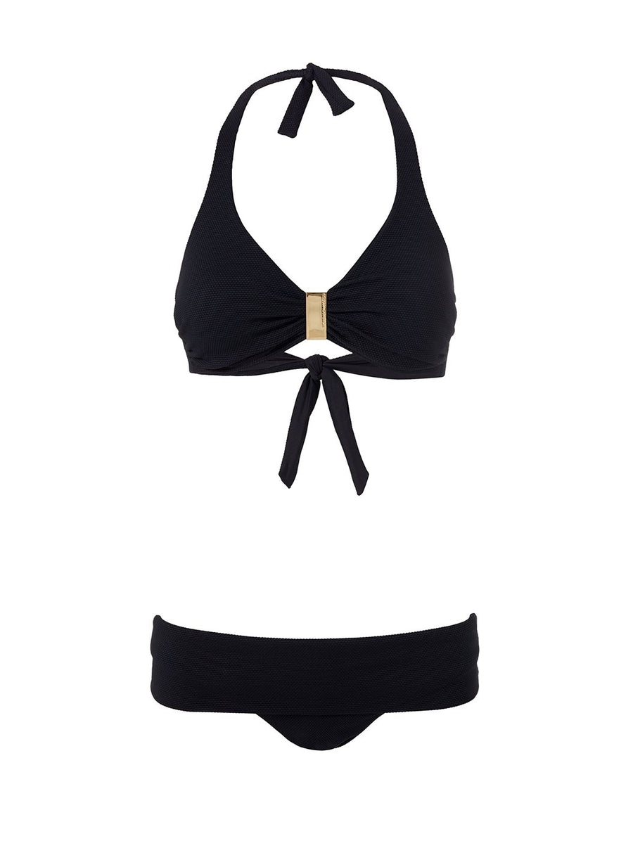 Provence Black Pique Bikini