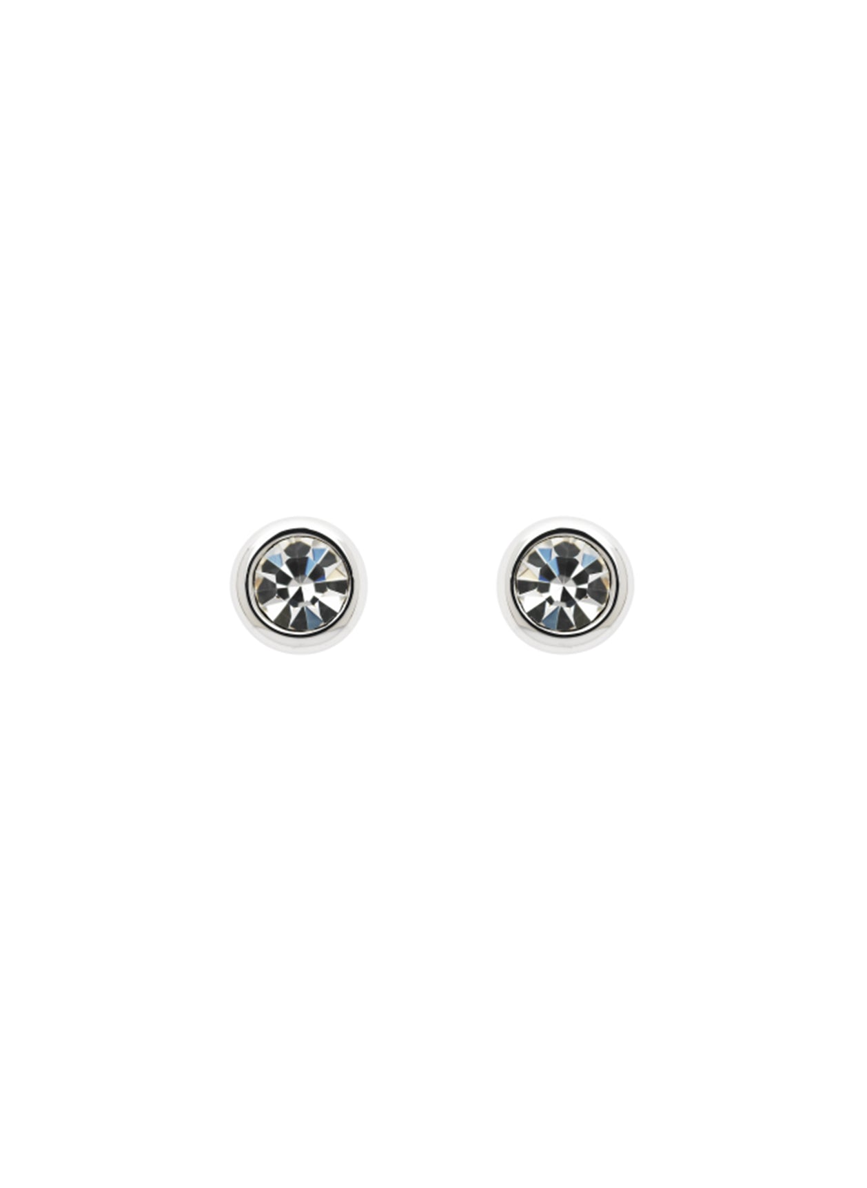 Rhodium Swarovski Stud Earrings