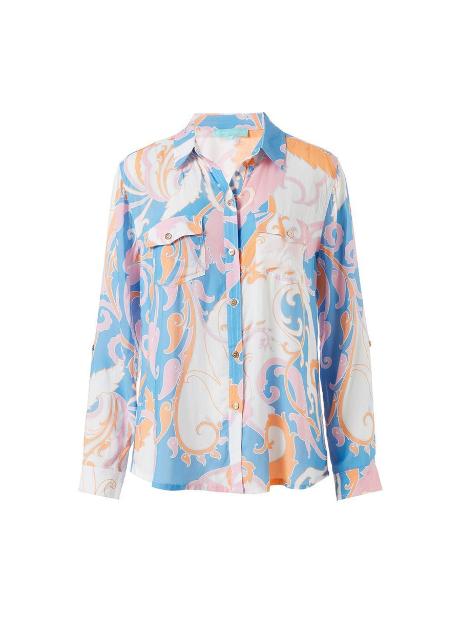Robyn Baroque Blush Shirt Video