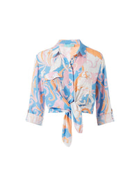 Robyn Baroque Blush Shirt Cutout 