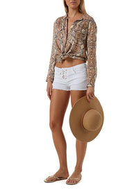 Robyn Snake Print Shirt