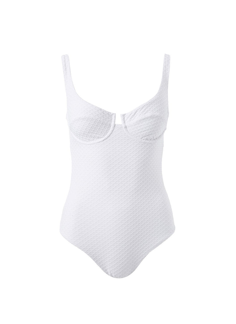 Sanremo White Waves Swimsuit