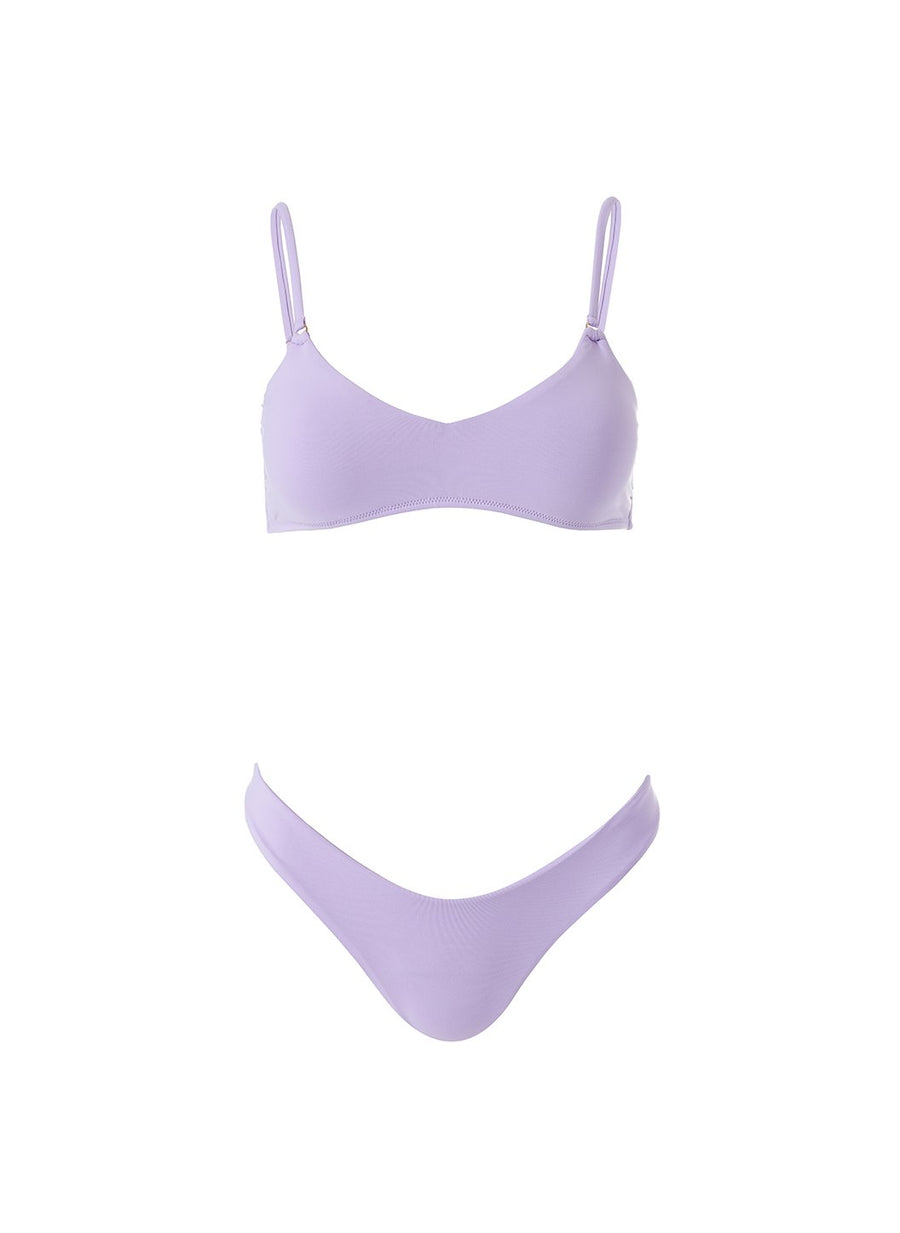 Vienna Lilac Bikini Top