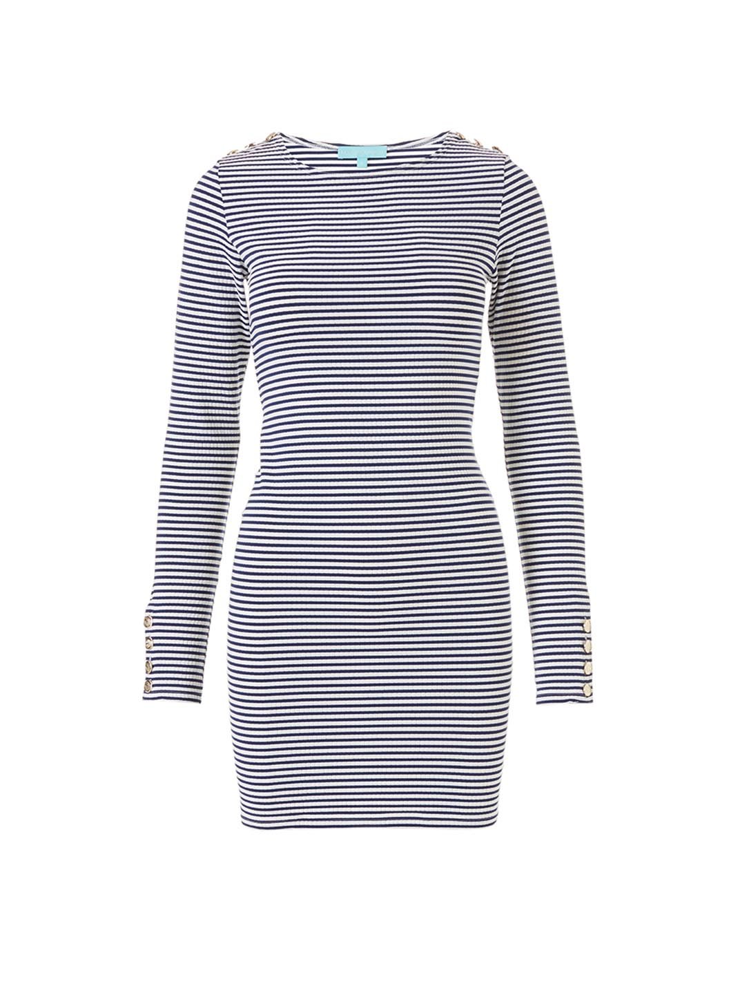 agata nautical navy short dress 
