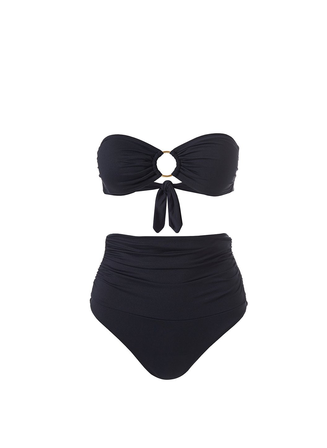 ancona-black-high-waisted-bandeau-bikini