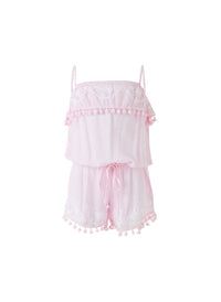 Baby Eisha Blush/White Playsuit