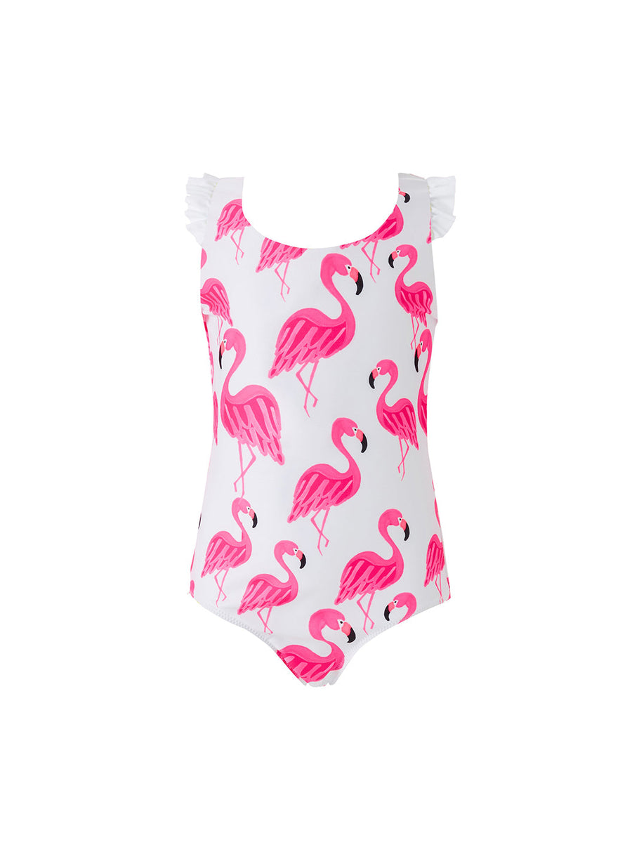 baby milly flamingo birds swimsuit