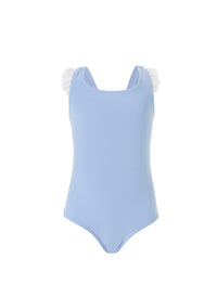 Baby Milly Cornflower High Neck Swimsuit - FINAL SALE