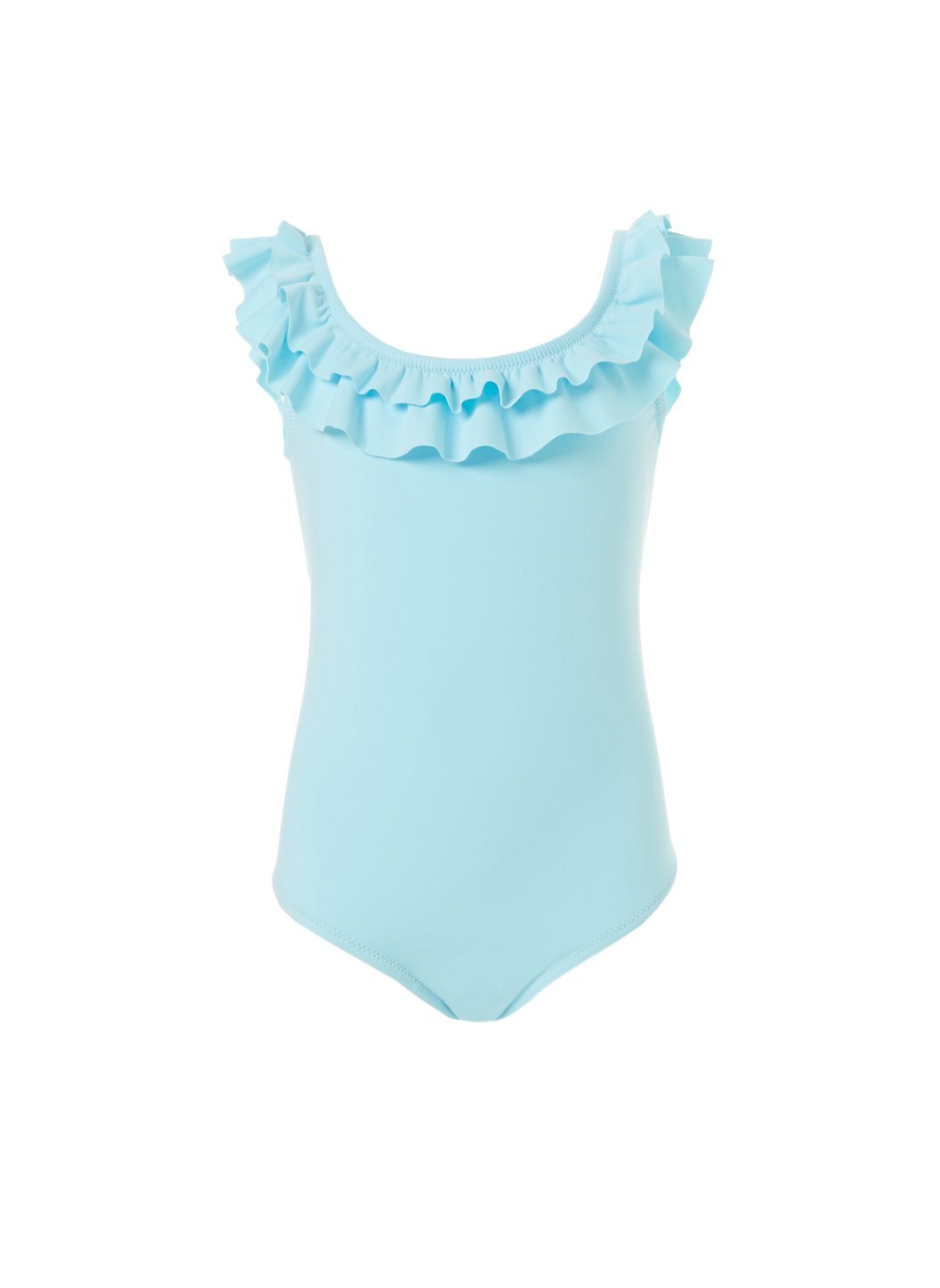 baby missy sky over the shoulder frill onepiece swimsuit 2019
