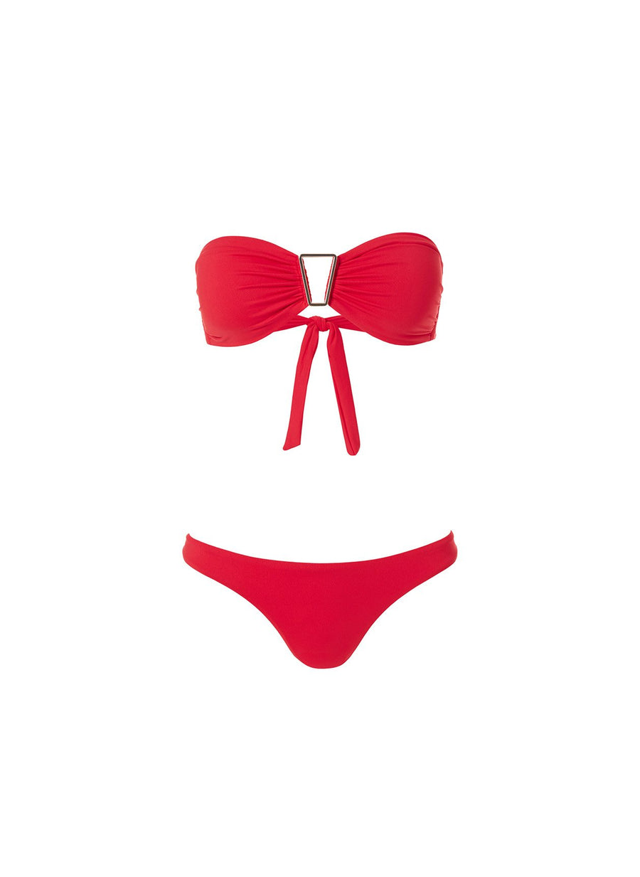 barcelona bikini red