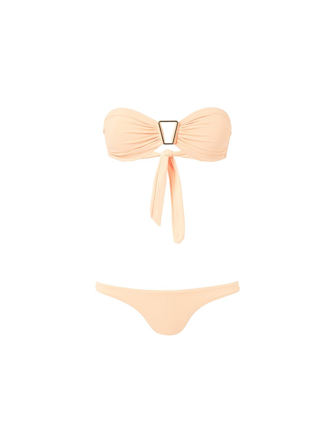 barcelona mango bandeau triangletrim bikini 2019