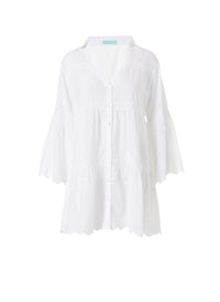 becky white midi kaftan 