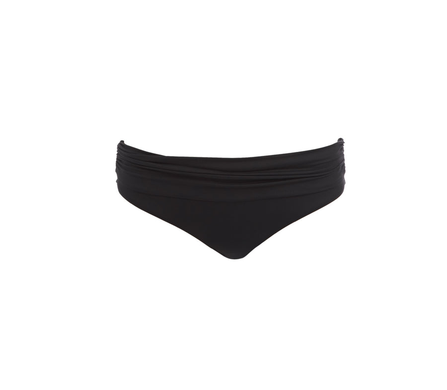 Belair Black Over The Shoulder Supportive Bikini Bottom