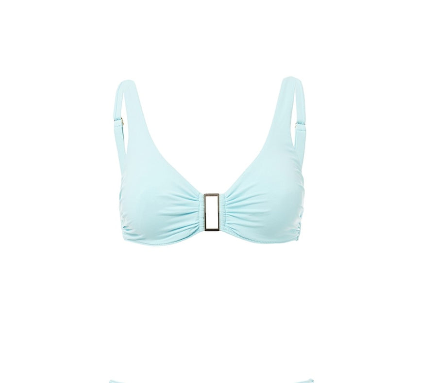 Belair Celeste Over The Shoulder Supportive Bikini Top - FINAL SALE