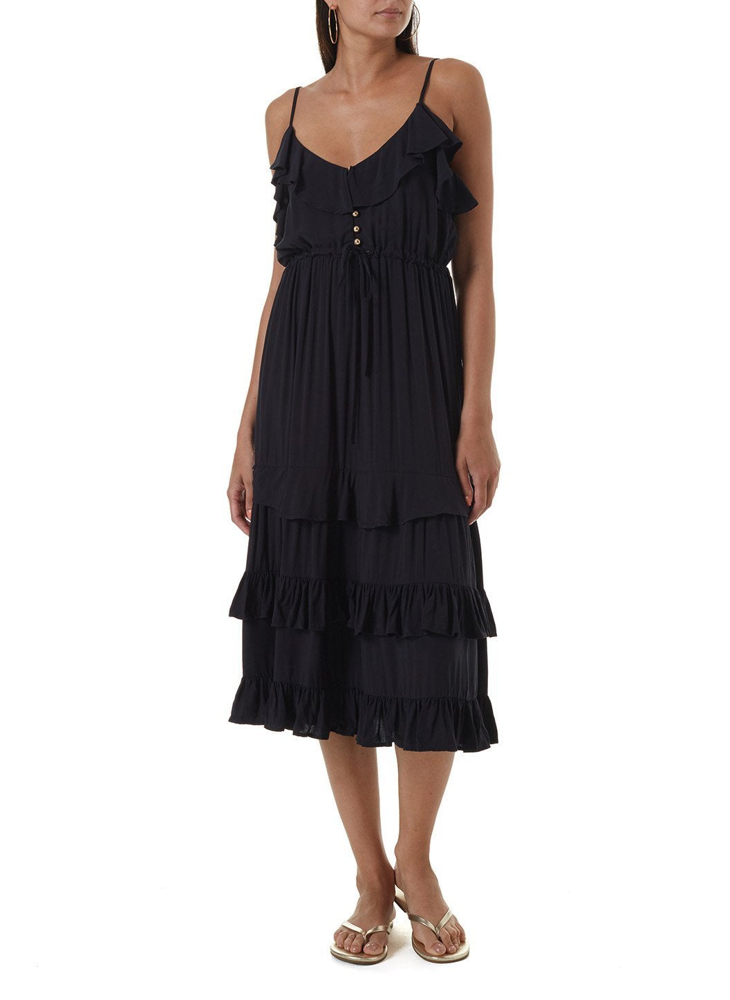 bethan black short dress 