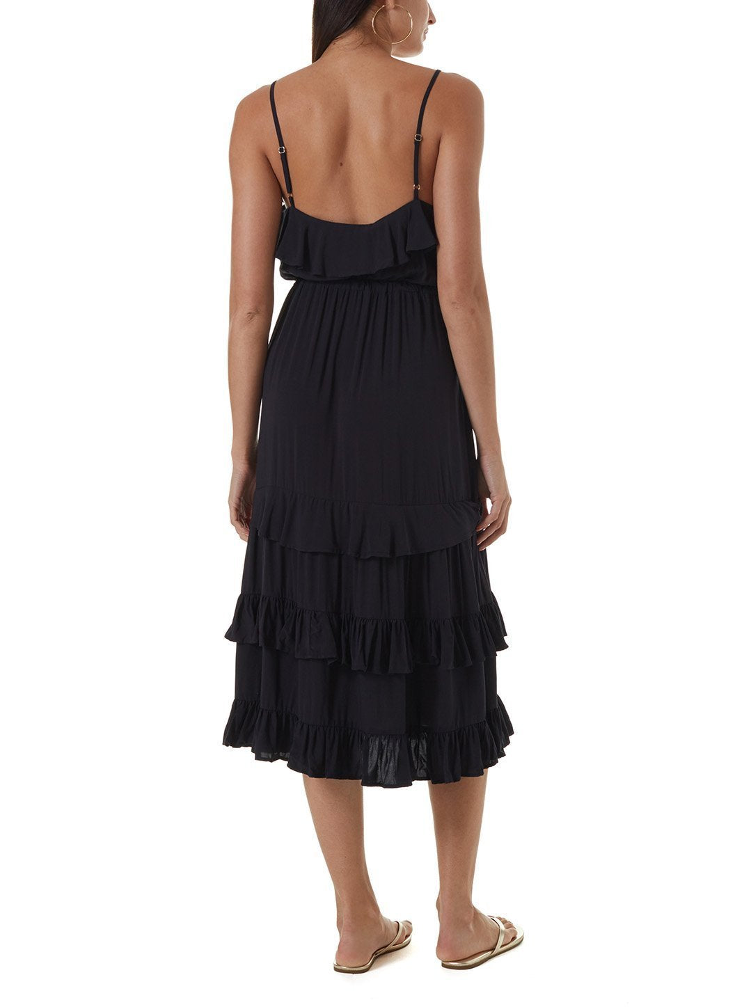 bethan black short dress 