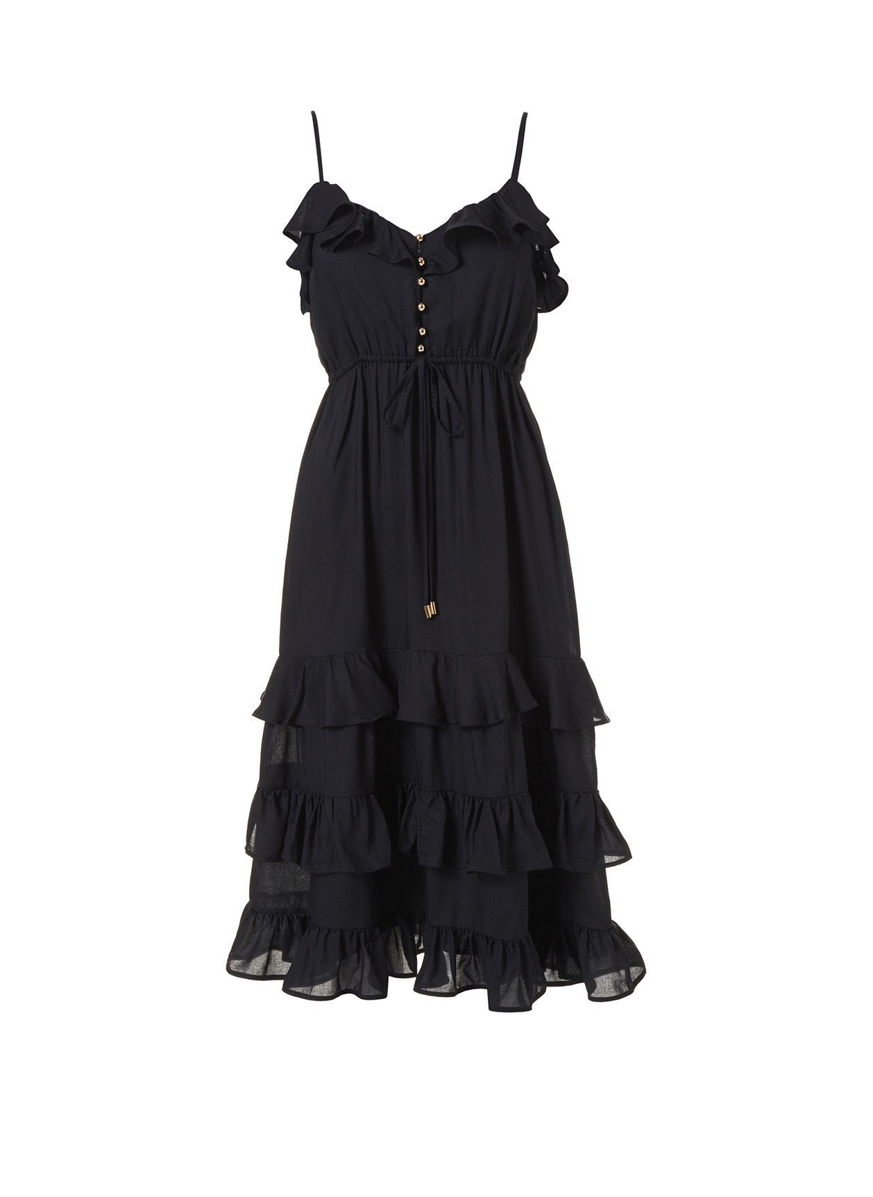 bethan black short dress 