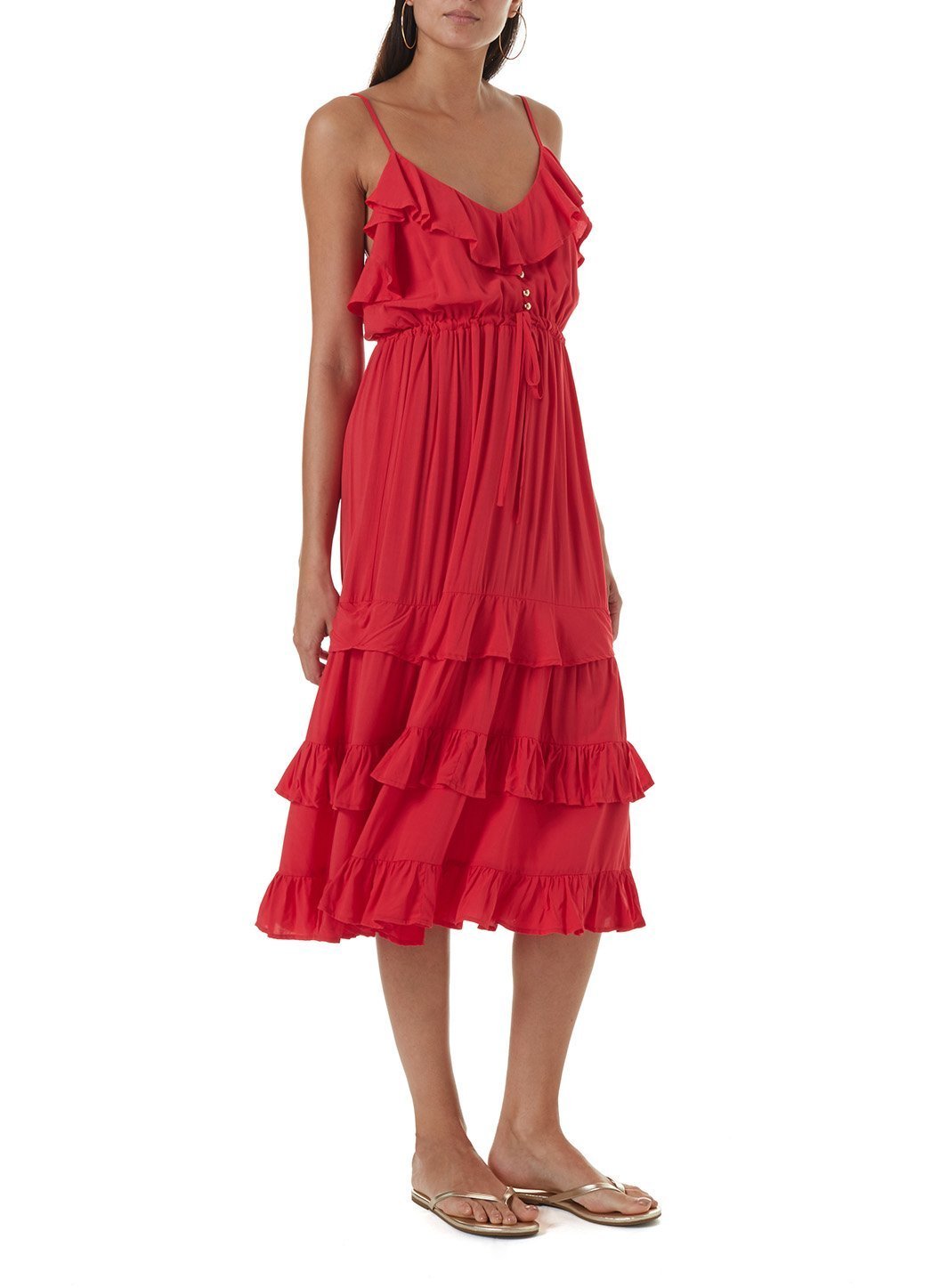 bethan red short dress 