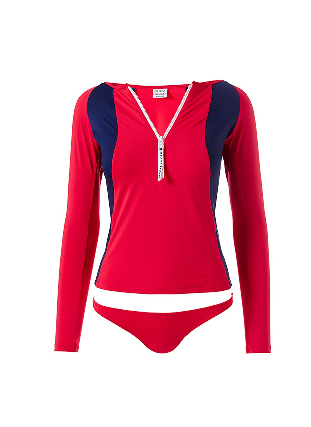 bondi-red-navy-eco-long-sleeve-bikini