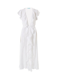 brianna white long dress 