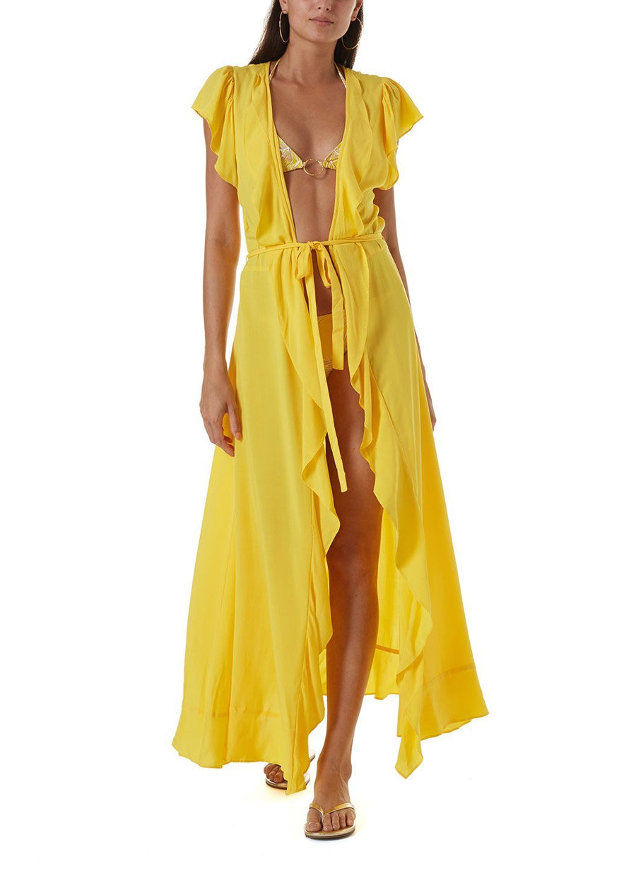 brianna yellow long dress 
