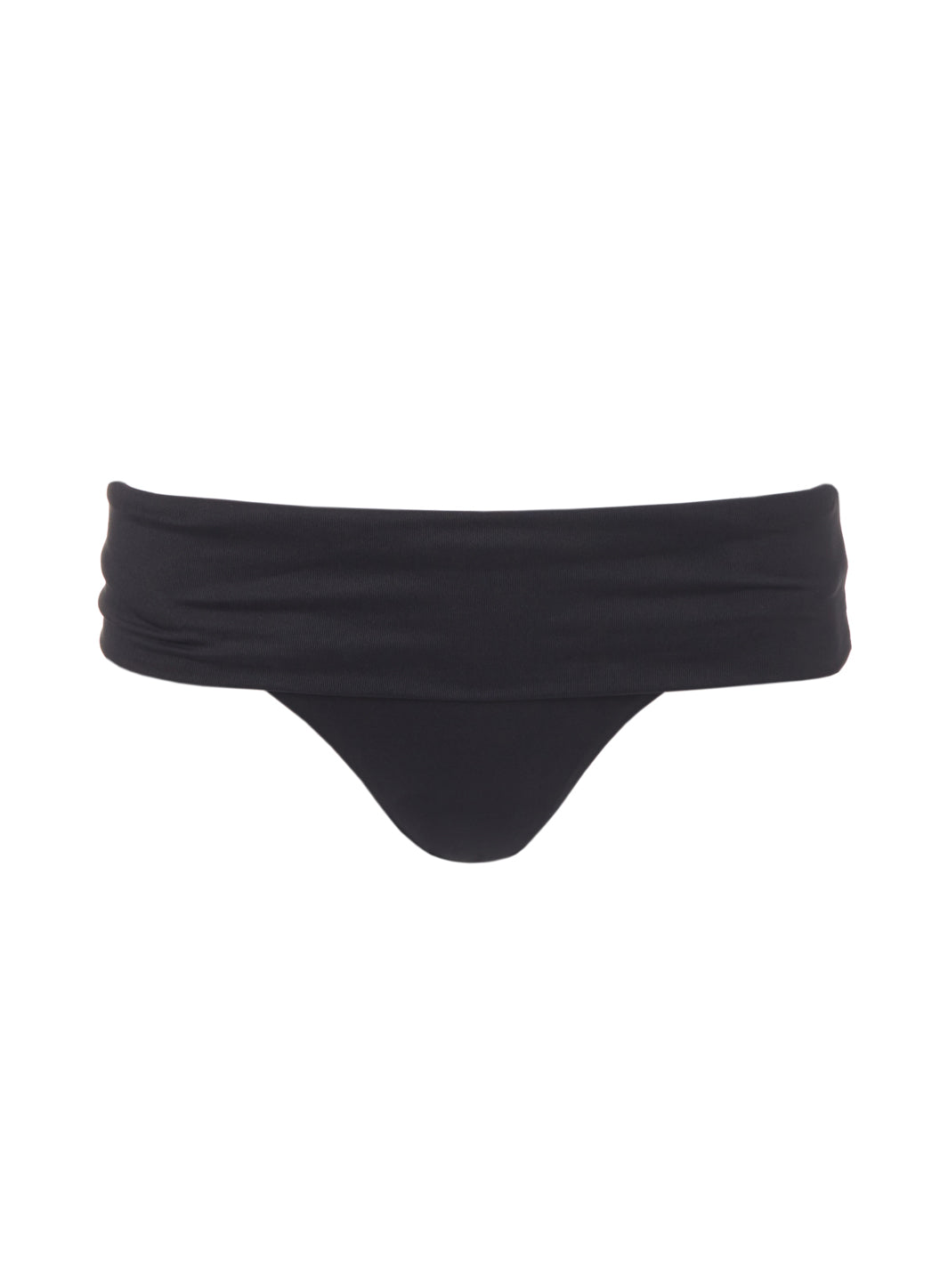 Brussels Black Halterneck Ring Supportive Bikini Bottom