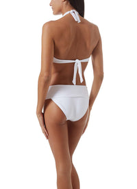 brussels white mazy supportive halterneck bikini model_B