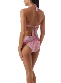 Brussels Blush Paisley Bikini Top