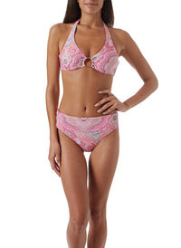 Brussels Blush Paisley Bikini Top