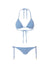 Cancun Mosaic Blue Bikini