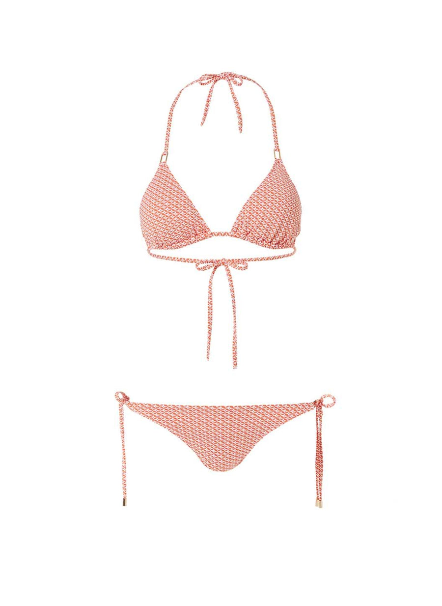 Cancun Mosaic Orange Bikini