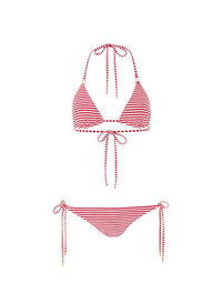 Cancun Nautical Red Bikini