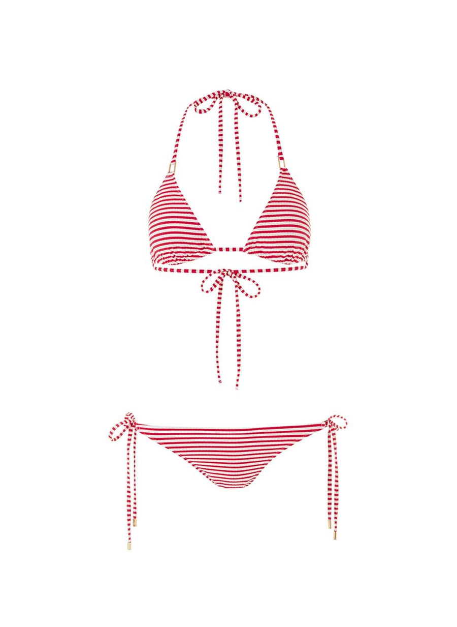 Cancun Nautical Red Bikini