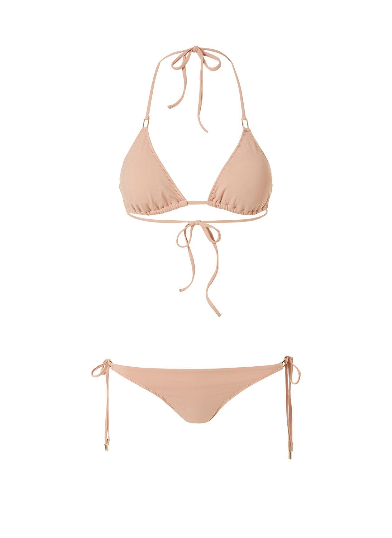 tan triangle bikini