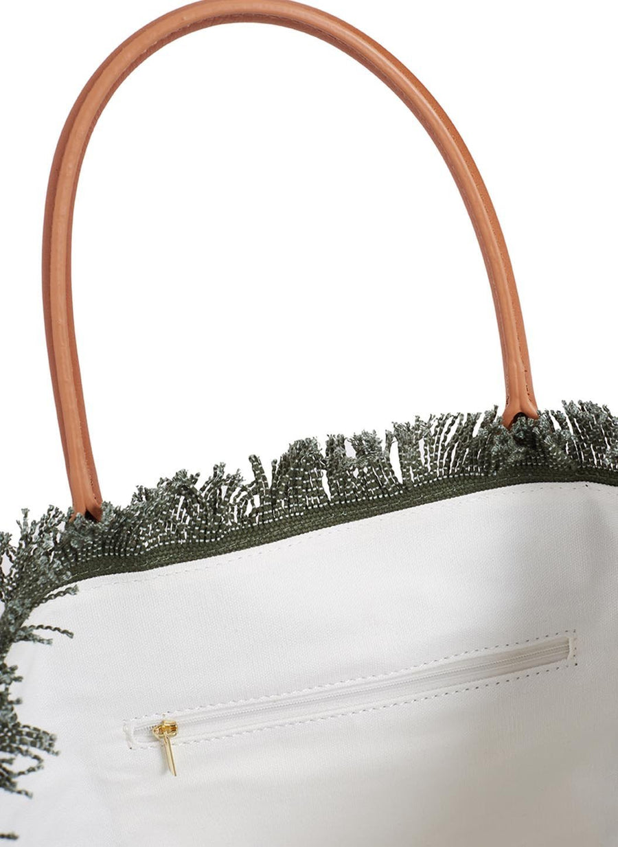 Cap Ferrat Olive Coral/Gold