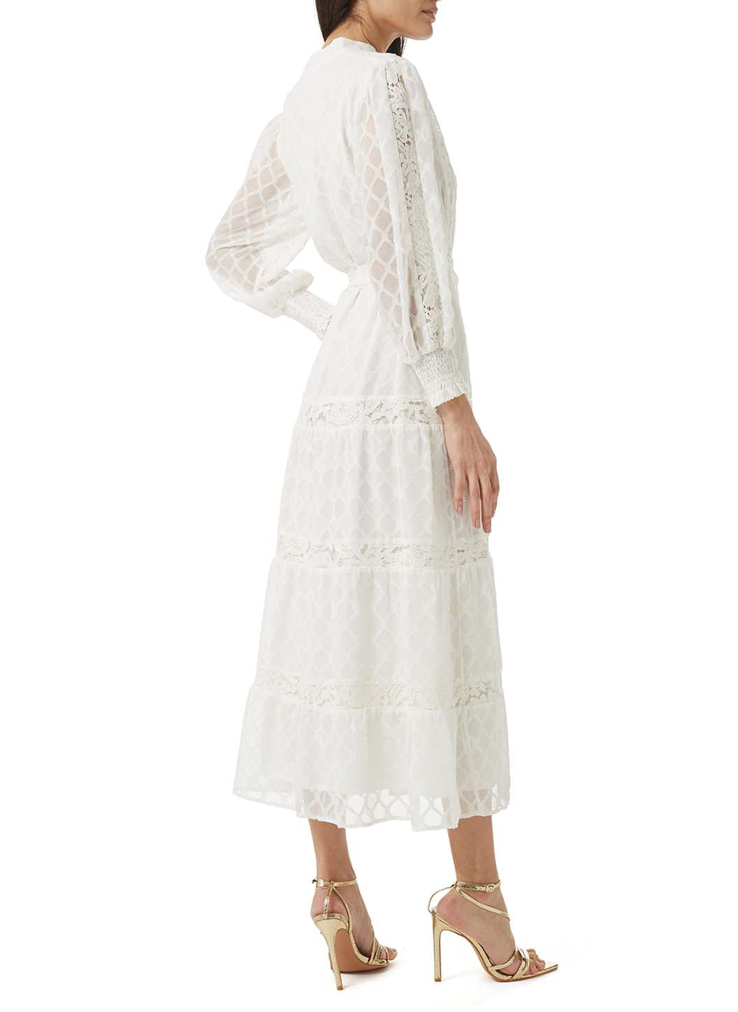 Dahlia White Diamond Dress