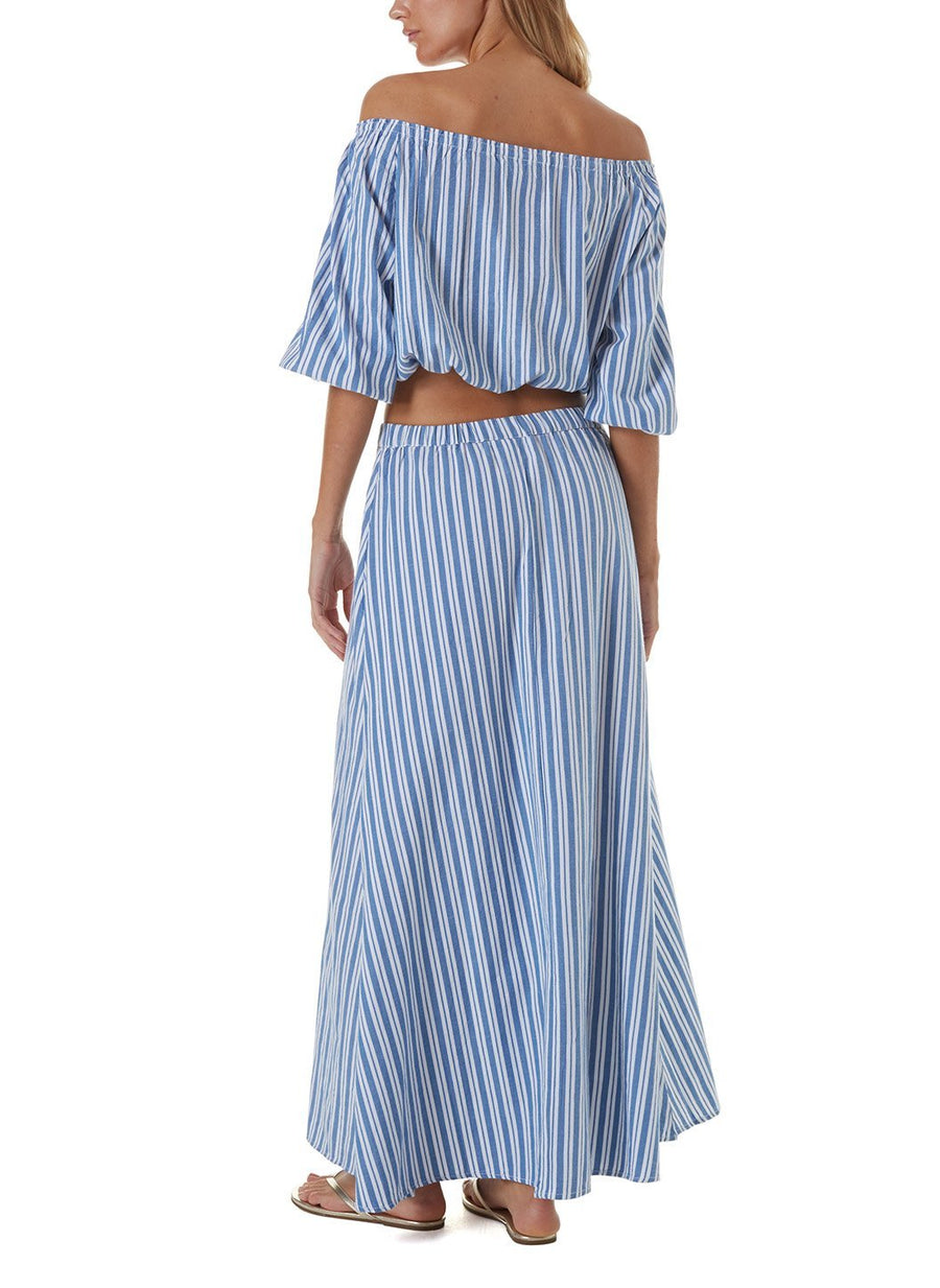 danna blue stripe top 