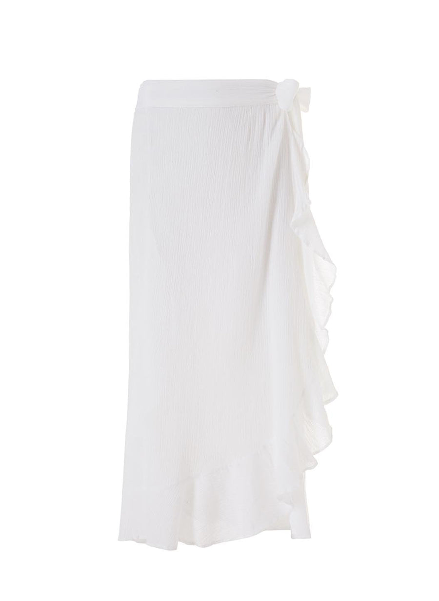 danni white long skirt 