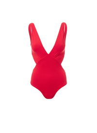 Delmar Red Swimsuit - FINAL SALE