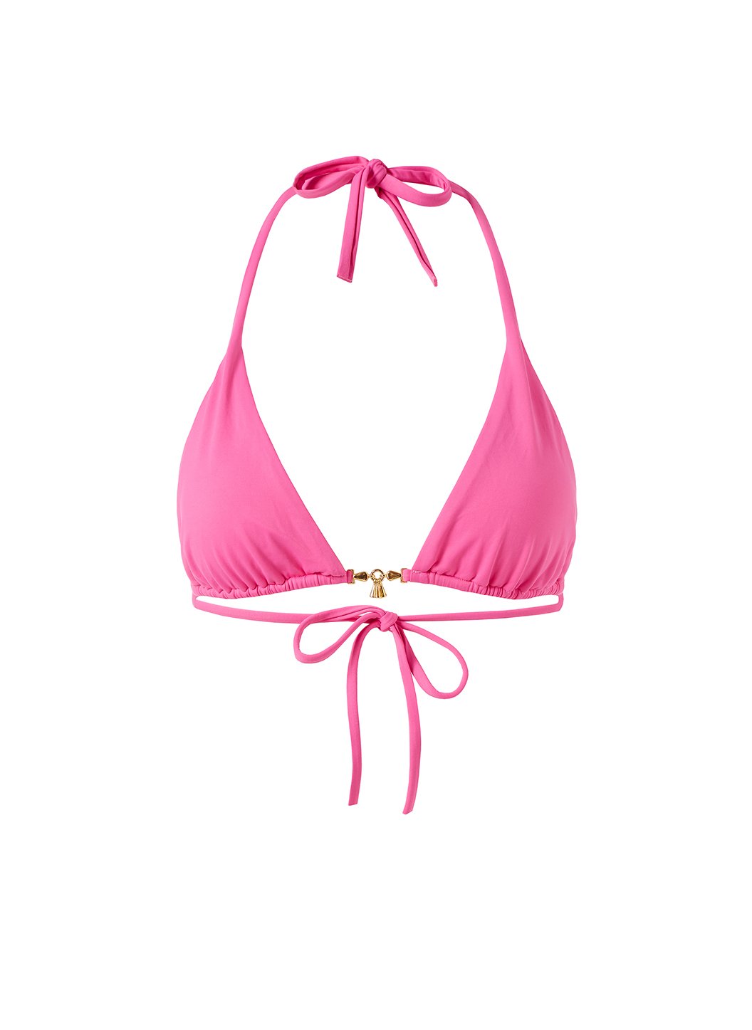 dubai-hot-pink-charm-trim-halterneck-bikini-top