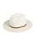 fedora hat in cream tan cutout