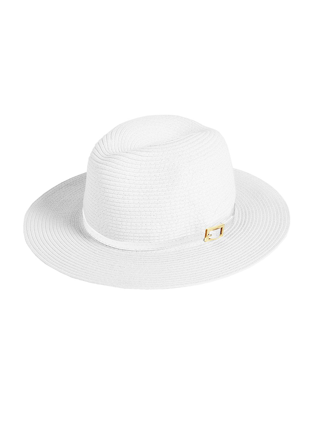 fedora hat in white white cutout
