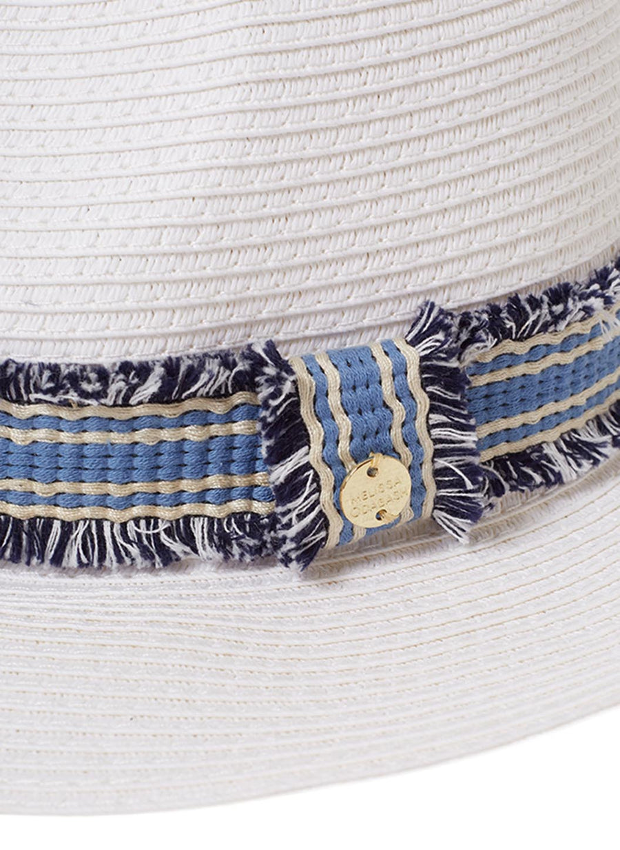 Fedora White/Blue