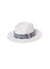 Fedora White/Blue