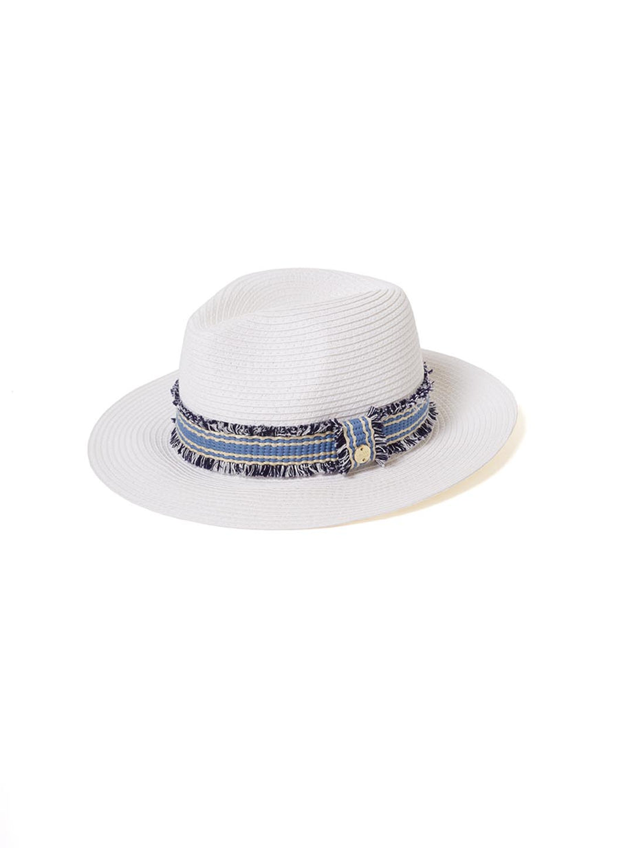 Fedora White/Blue