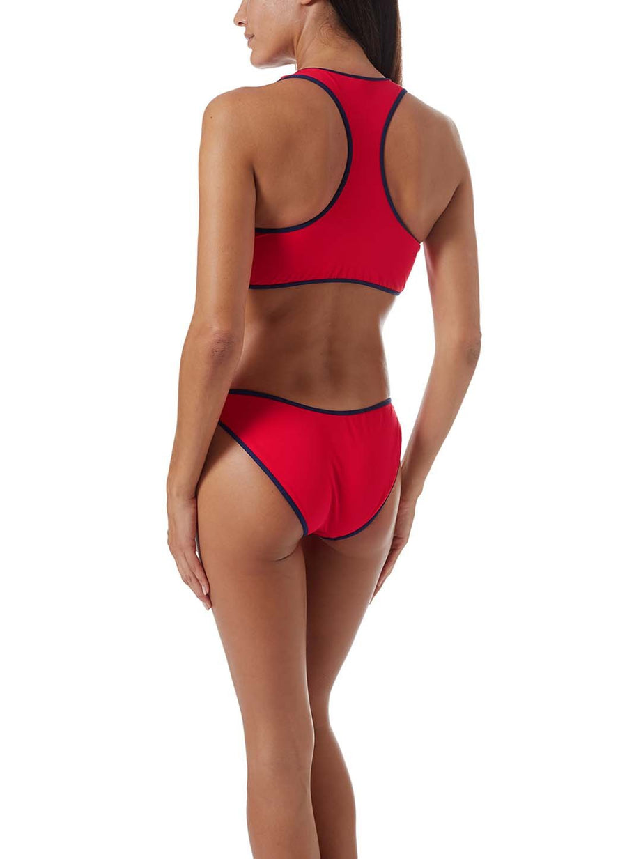 florida red eco cut out swimsuit model_B