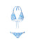 Grenada Waterfall Halterneck Bikini