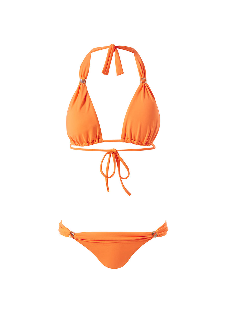 Exclusive Grenada Orange Bikini Top