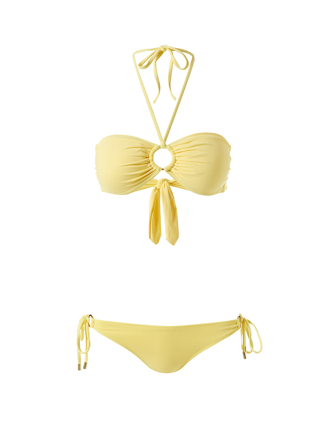 Exclusive Janeiro Yellow Bikini Top