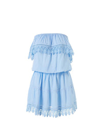 joy cornflower short dress 